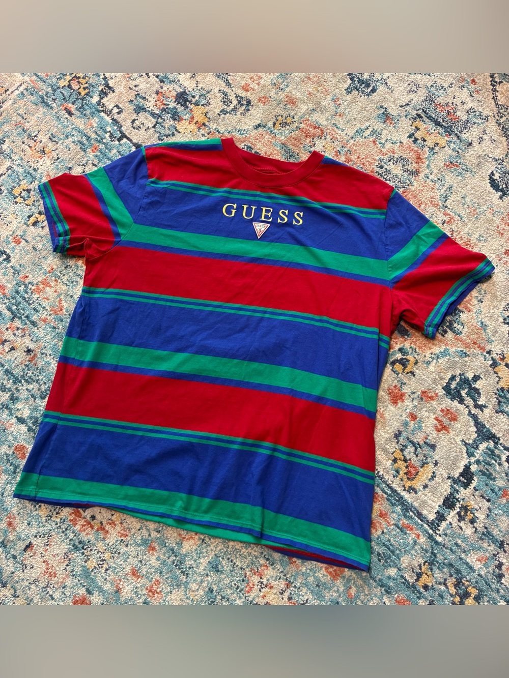 GUESS Striped Tee T-Shirt Men’s XL